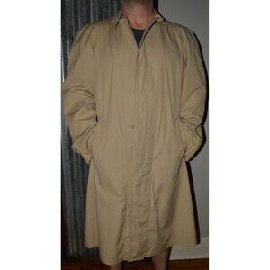Vintage London Fog Trench Coat/ Sz 44L Long / Calibre Cloth / 1950s / Iconic